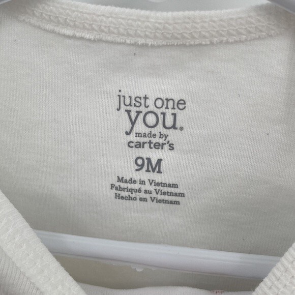 Carter's Just One You Baby My First Thanksgiving Bodysuit White Size 9M NWOT - Picture 4 of 6
